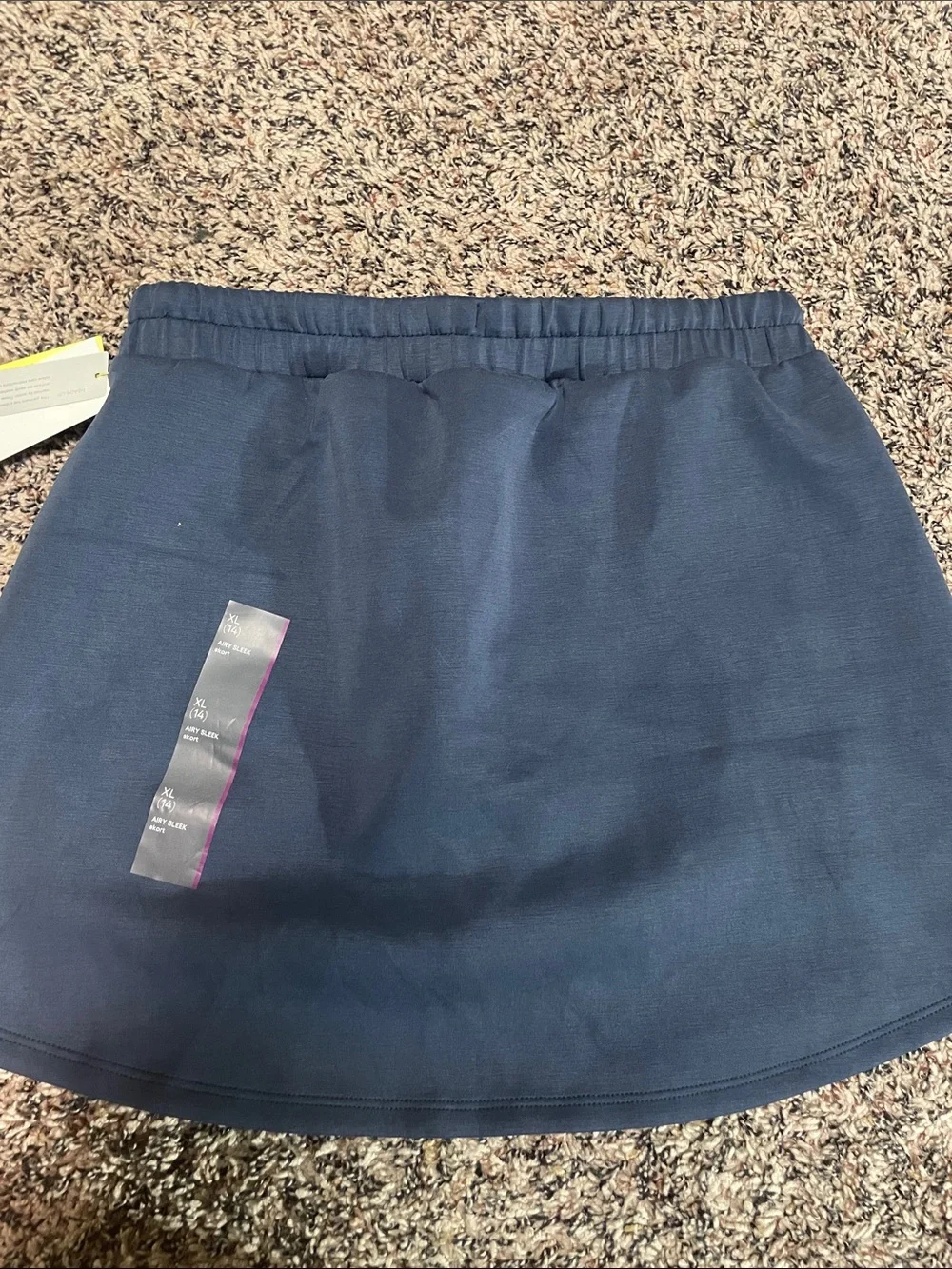 All In Motion Airy Sleek Active Skort Girls Size XL (14) Navy NWT